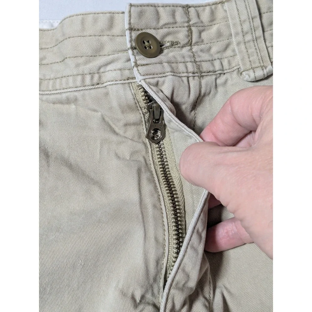 Polo Ralph Lauren‎ Classic Polo Chino Khaki Well Worn Cargo Shorts - Men 34